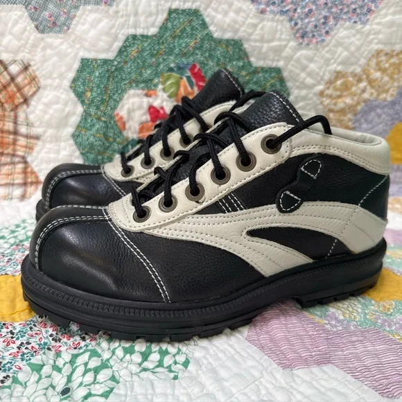 Vintage Nine West Chunky 90s Y2K Lace-up Sneaker Boots Size 6.5 - Picture 12 of 12